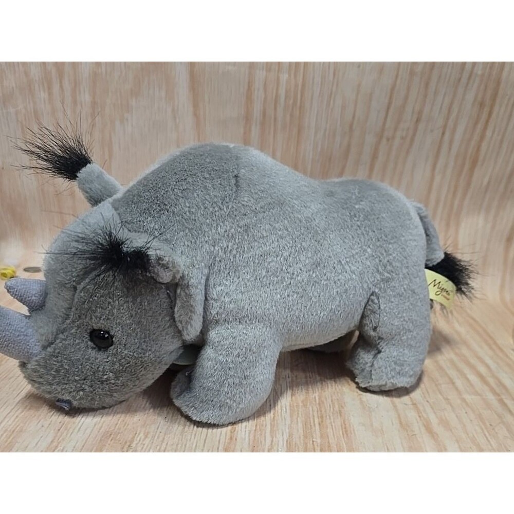 Aurora Miyoni Rhinoceros 10 Inch Plush NEW 13"